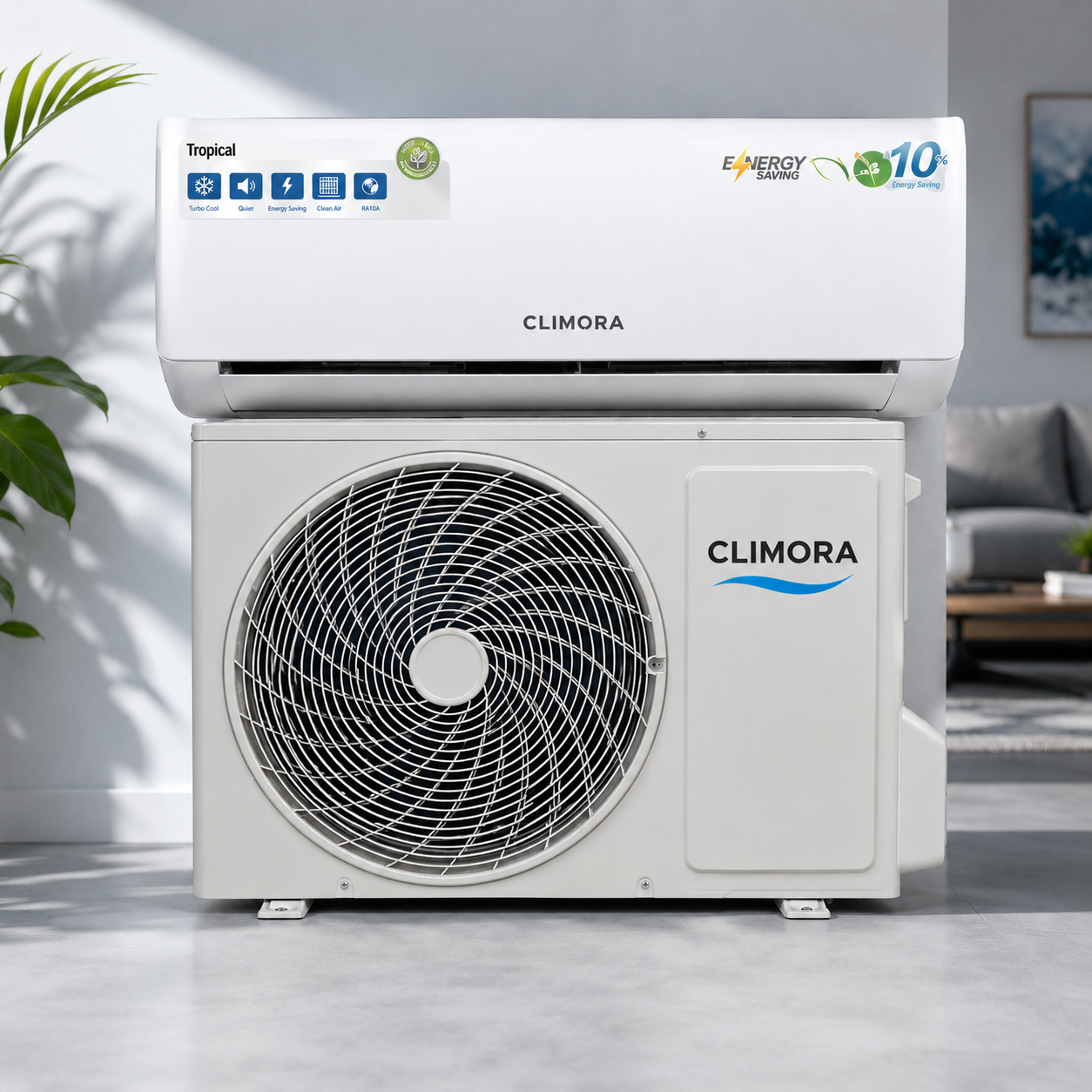 Climatiseur Split Inverter CLIMORA – Fraîcheur Instantanée & Économie d'Énergie